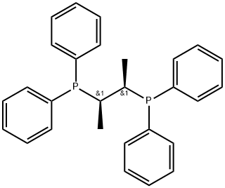 (2R,3R)-(+)-BIS(DIPHENYLPHOSPHINO)BUTANE Structure