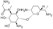 3-O-demethylfortimicin A, 74842-47-0, 结构式