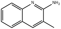 2アミノ3メチルキノリン 化学構造式