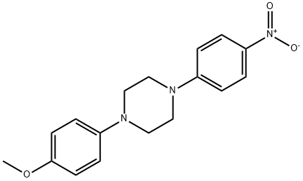 1-(4-Methoxyphenyl)-4-(4-nitrophenyl)piperazine Structure