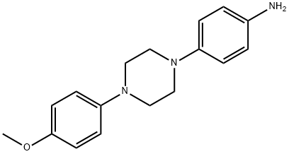 4-(4-(4-甲氧基苯基)-1-哌嗪基)苯胺,74852-62-3,结构式