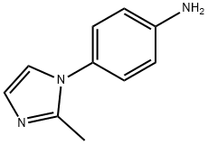4-(2-メチル-1H-イミダゾール-1-イル)アニリン 化学構造式