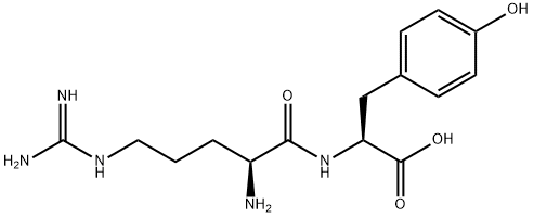 N-L-アルギニル-L-チロシン 化学構造式