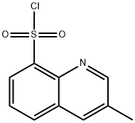 3-メチルキノリン-8-スルホニルクロリド 化学構造式