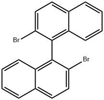 2,2'-ジブロモ-1,1'-ビナフタレン 化学構造式