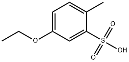 Benzenesulfonic acid, 5-ethoxy-2-methyl- (9CI) Struktur