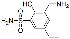 Benzenesulfonamide, 3-(aminomethyl)-5-ethyl-2-hydroxy- (9CI) Struktur