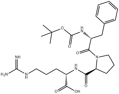 BOC-D-PHE-PRO-ARG-OH Structure