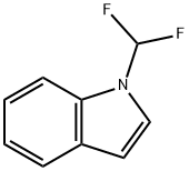 1-(二氟甲基)-1H吲哚, 748785-26-4, 结构式