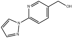 (6-(1H-Pyrazol-1-yl)pyridin-3-yl)methanol 化学構造式