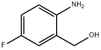 (2-アミノ-5-フルオロフェニル)メタノール 化学構造式