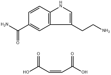 5-carboxyamidotryptamine maleate Struktur