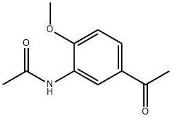 3′-乙酰氨基-4′-甲氧基苯乙酮, 74896-31-4, 结构式
