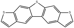 噻吩并[3,2-F:4,5-F]二[1]苯并噻吩 结构式
