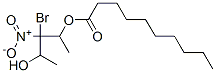 2-bromo-3-hydroxy-1-methyl-2-nitrobutyl decanoate Structure