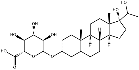 pregnane-3,17,20-triol-3-glucuronide Struktur