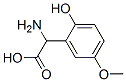 벤젠아세트산,알파-아미노-2-하이드록시-5-메톡시-(9CI)