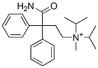 (3-carbamoyl-3,3-diphenylpropyl)diisopropylmethylammonium Struktur