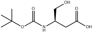 (R)-3-((叔丁氧基羰基)氨基)-4-羟基丁酸, 749208-35-3, 结构式