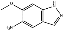 1H-Indazol-5-amine,6-methoxy-(9CI) Structure