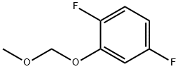 1,4-ジフルオロ-2-(メトキシメトキシ)ベンゼン 化学構造式