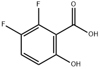 2,3-DIFLUORO-6-HYDROXYBENZOIC ACID Structure