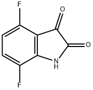 4,7-DIFLUOROISATIN Structure