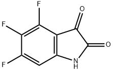 4,5,6-TRIFLUOROINDOLINE-2,3-DIONE Structure