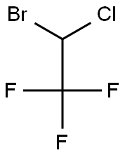 Chlorobromotrifluoroethane Struktur