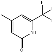 2-Hydroxy-4-methyl-6-(trifluoromethyl)-pyridine Struktur