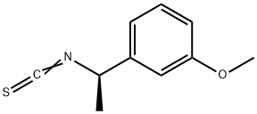 Benzene, 1-[(1R)-1-isothiocyanatoethyl]-3-methoxy- (9CI) Struktur
