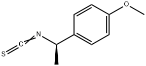(R)-(-)-1-(4-甲氧基苯基)乙基 硫代异氰酸酯, 749261-40-3, 结构式