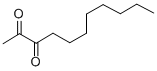2,3-ウンデカンジオン 化学構造式