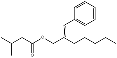 ALPHA-AMYLCINNAMYL ISOVALERATE Structure