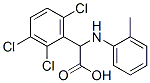 (o-tolylamino)(2,3,6-trichlorophenyl)acetic acid Struktur