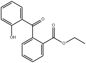 ethyl 2-(2-hydroxybenzoyl)benzoate 结构式