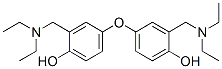 2-(diethylaminomethyl)-4-[3-(diethylaminomethyl)-4-hydroxy-phenoxy]phenol Structure