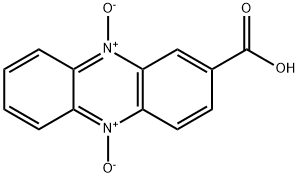 2-フェナジンカルボン酸5,10-ジオキシド 化学構造式