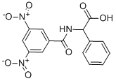 N-3-5-DINITROBENZOYL-DL-PHENYLGLYCINE Struktur