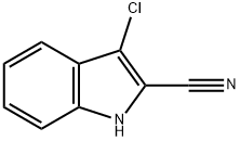 3-氯-1H-吲哚-2-甲腈, 74960-46-6, 结构式