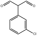 2-(3-氯苯基)丙二醛, 74963-16-9, 结构式