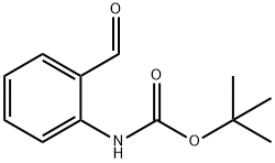 2-BOC-アミノベンズアルデヒド 化学構造式