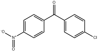(4-氯苯基)(4-硝基苯基)-甲酮 结构式