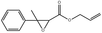 prop-2-enyl 3-methyl-3-phenyl-oxirane-2-carboxylate 结构式