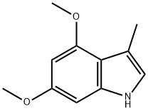 4,6-DIMETHOXY-3-METHYLINDOLE, 97% Structure
