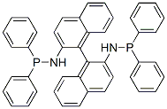 (S)-(-)-2,2'-BIS[(DIPHENYLPHOSPHINO)AMINO]-1,1'-BINAPHTHYL Structure