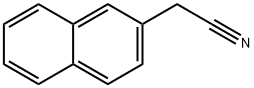 ナフタレン-2-アセトニトリル 化学構造式