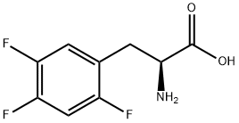 2,4,5-トリフルオロ-L-フェニルアラニン 化学構造式