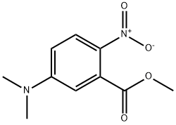 methyl 5-(dimethylamino)-2-nitrobenzenecarboxylate Struktur