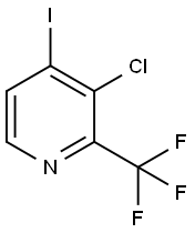 3-chloro-4-iodo-2-(trifluoromethyl)pyridine Structure